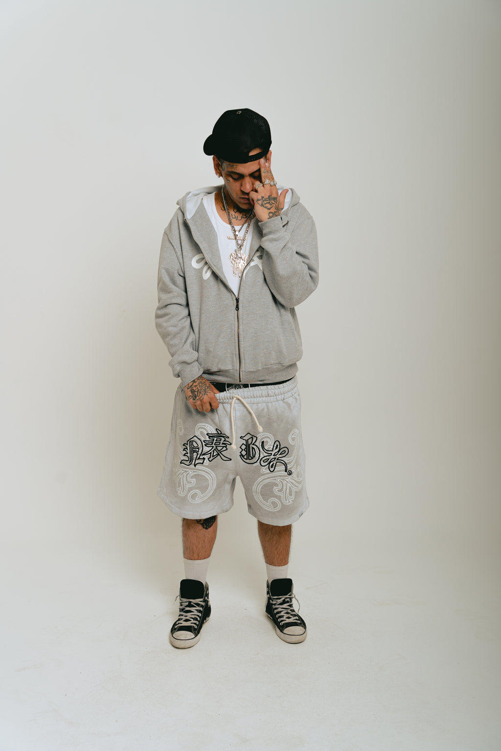 Bermuda Gris Claro Washed ”Vangl0ria”