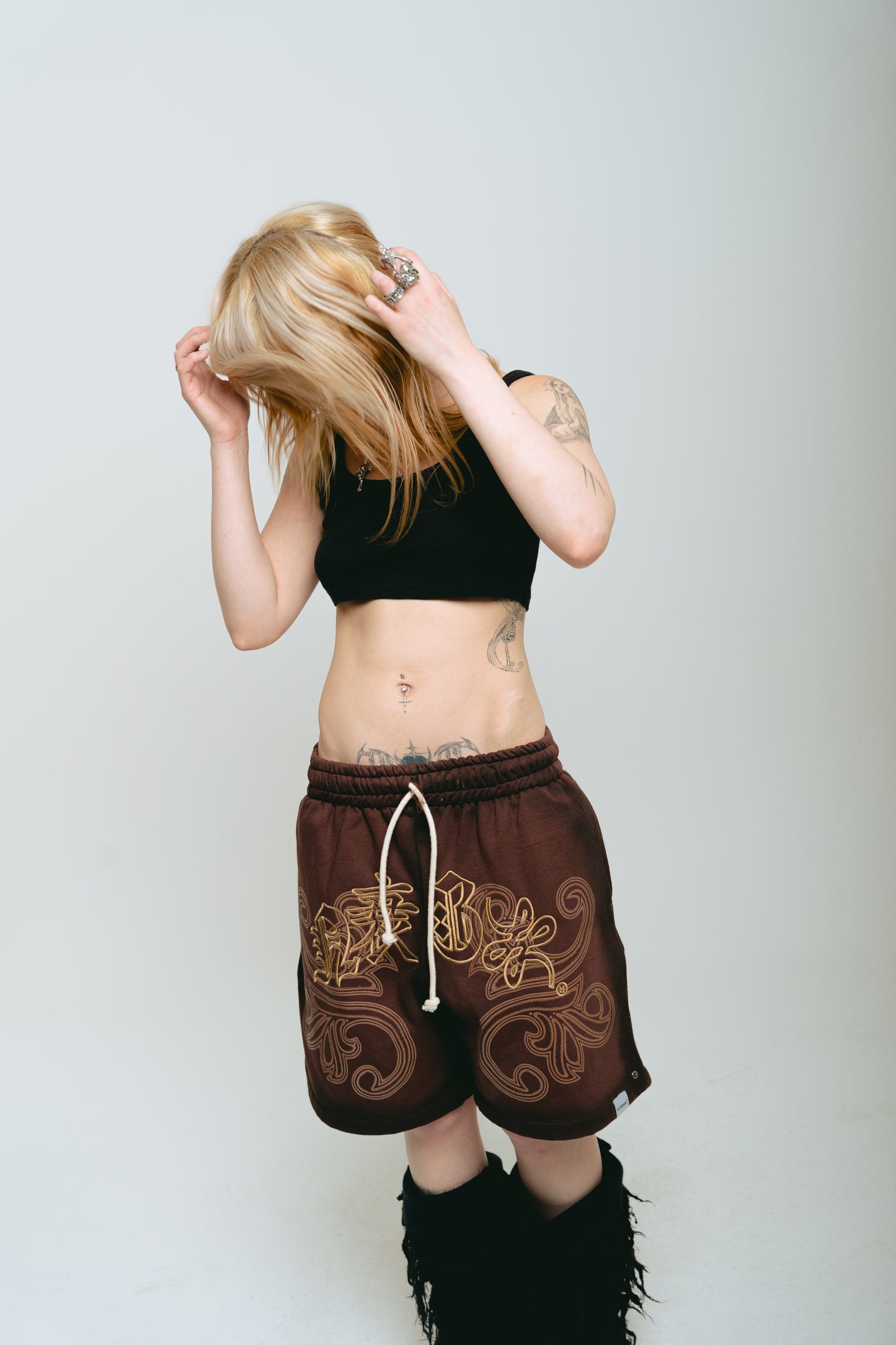 Bermuda Marrón Washed ”Vangl0ria”