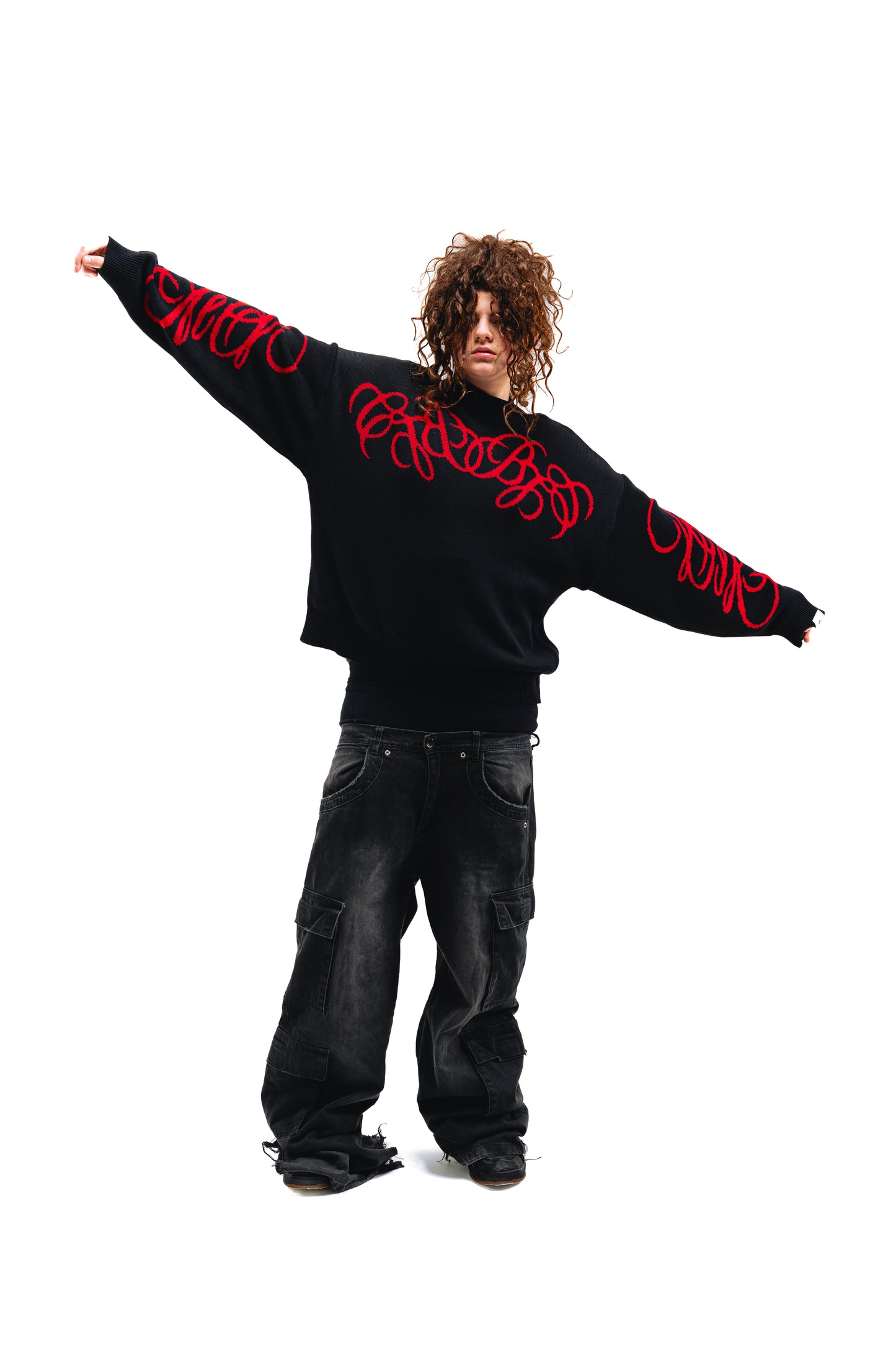 Sweater Reversible (Negro y Rojo) "Slepak" Vol.3