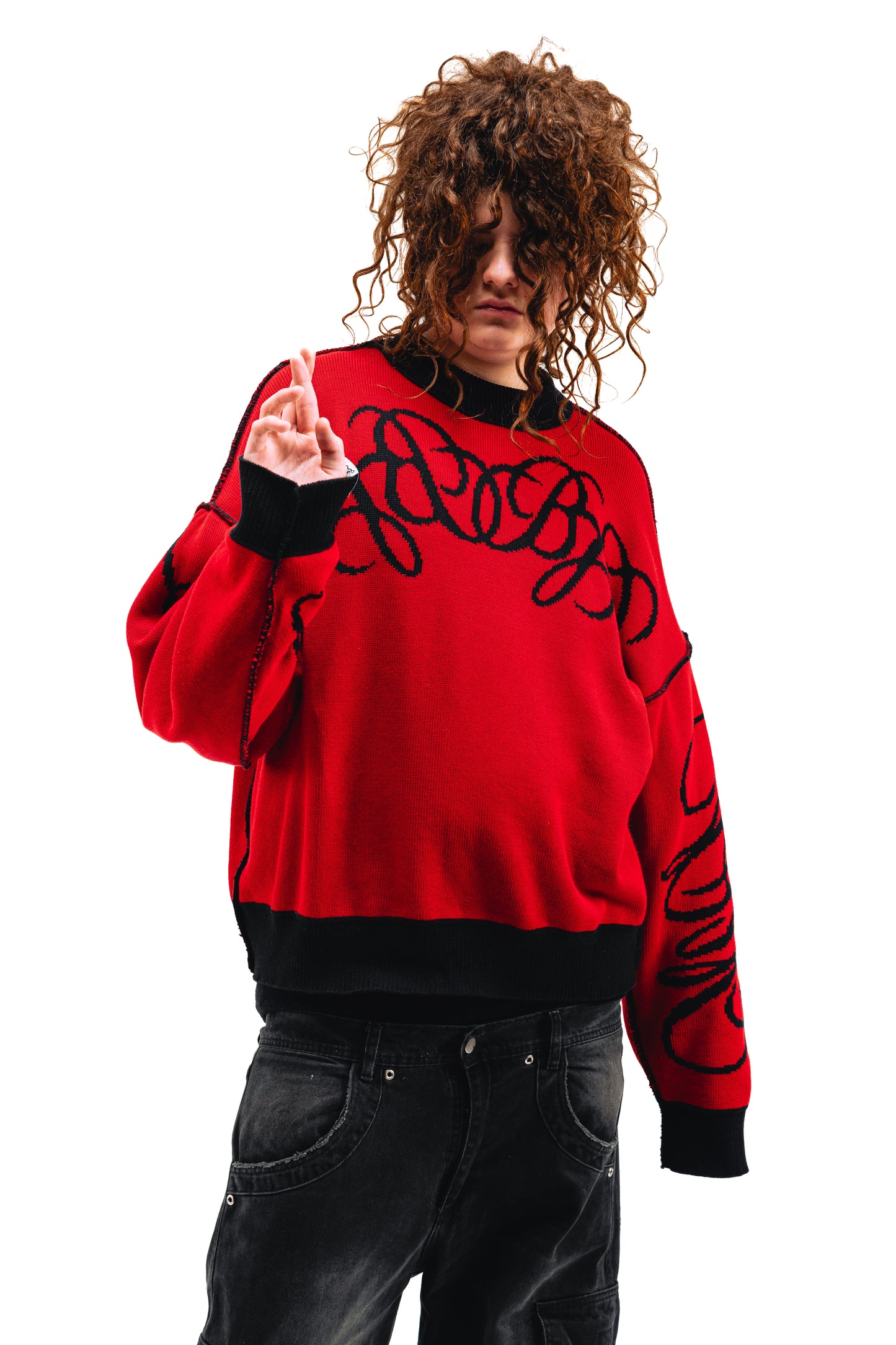 Sweater Reversible (Negro y Rojo) "Slepak" Vol.3