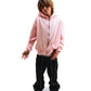 Hoodie Zip "Hoja de Acanto" Rosa