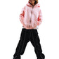 Hoodie Zip "Hoja de Acanto" Rosa