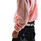 Hoodie Zip "Hoja de Acanto" Rosa