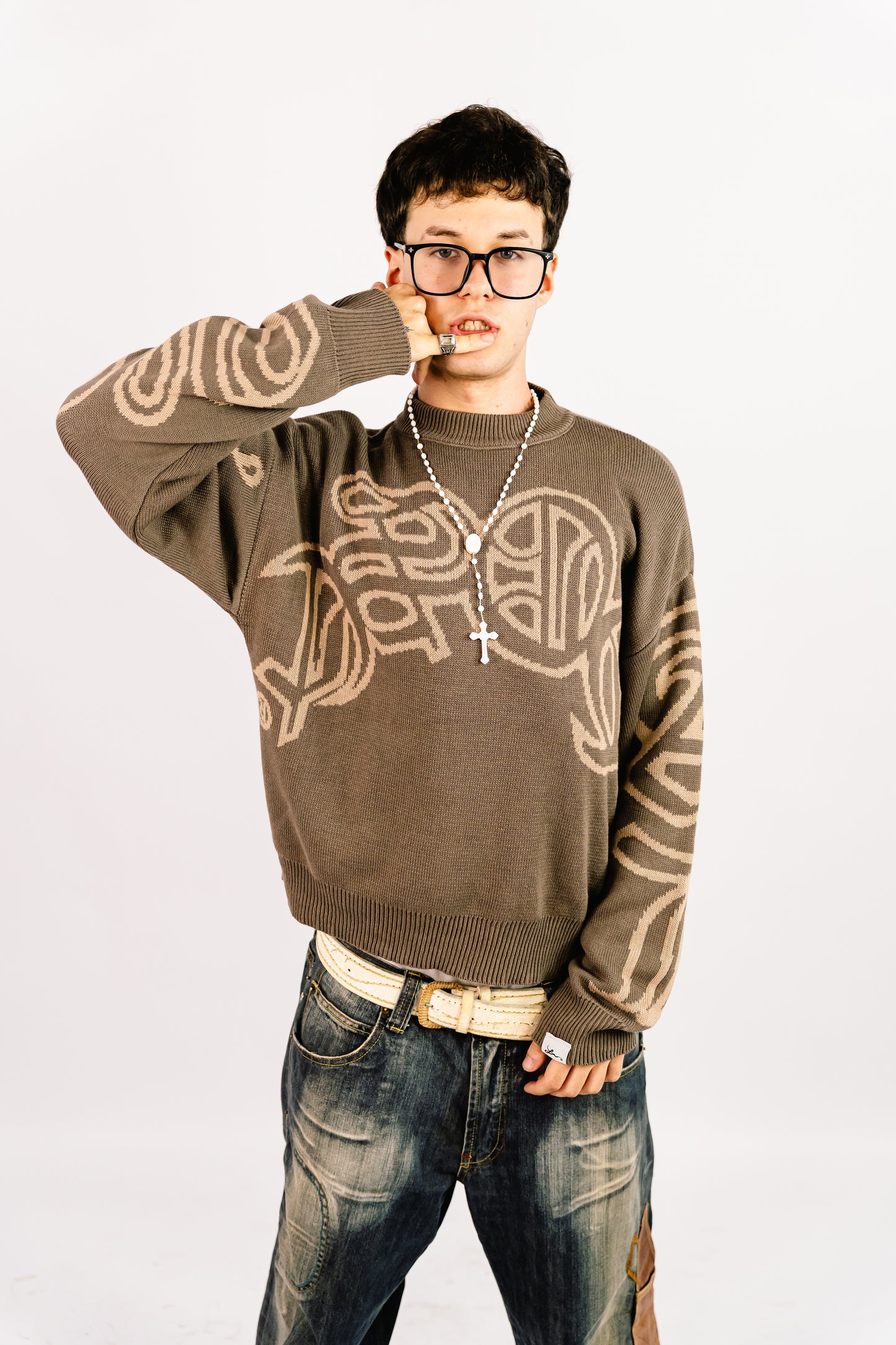 Sweater Reversible "SLEPAK" (Beige)