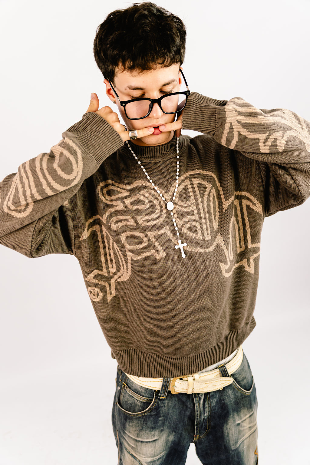 Sweater Reversible "SLEPAK" (Beige)