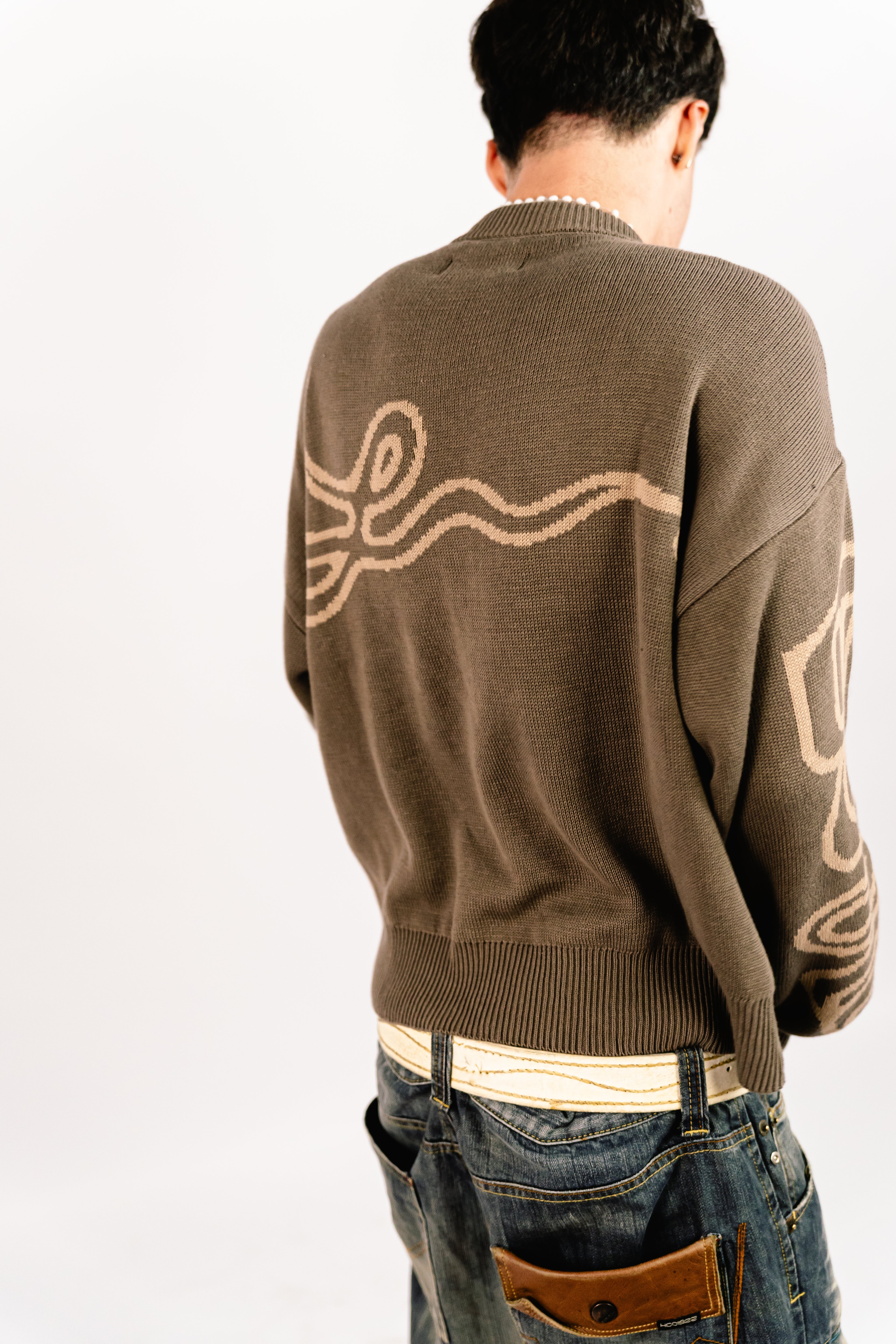 Sweater Reversible "SLEPAK" (Beige)