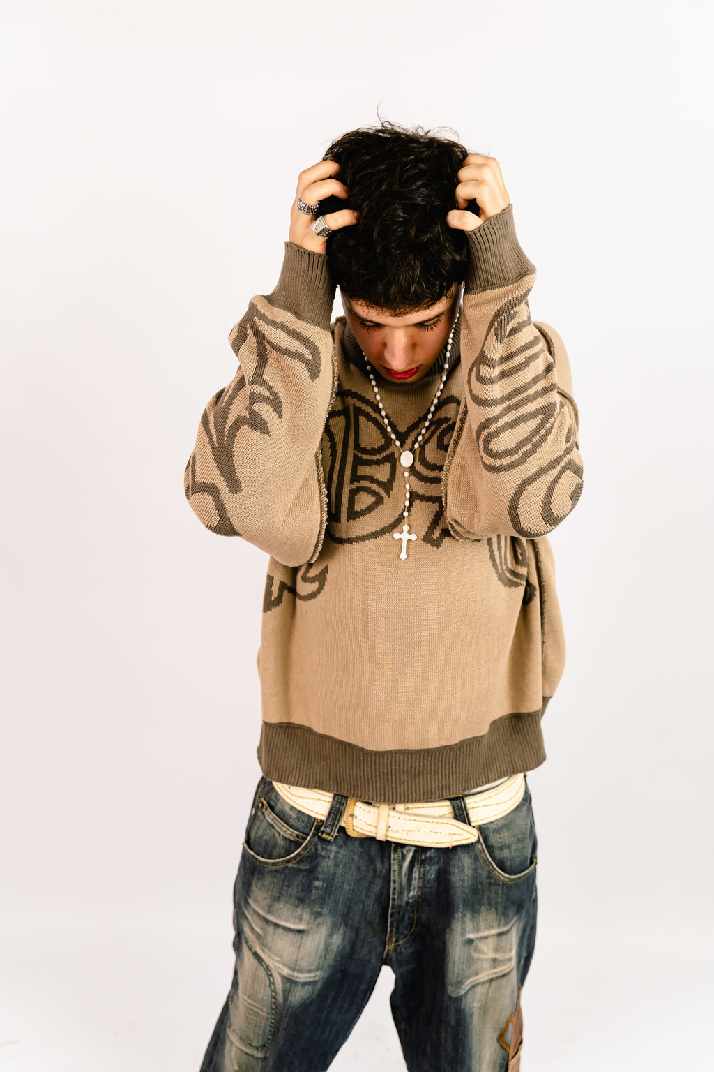 Sweater Reversible "SLEPAK" (Beige)