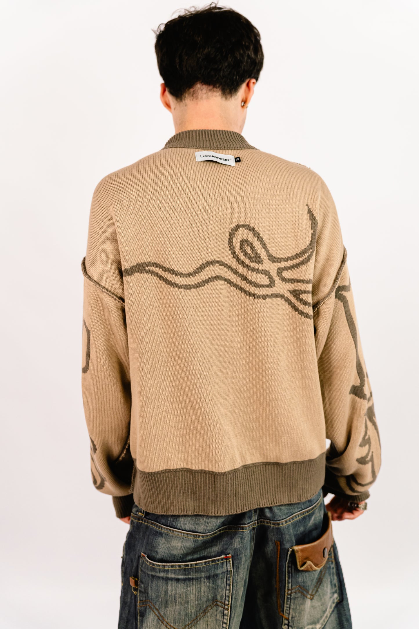 Sweater Reversible "SLEPAK" (Beige)