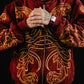 Hoodie Zip "Hoja de Acanto" (Bordo)