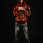 Hoodie Zip "Hoja de Acanto" (Bordo)