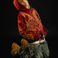 Hoodie Zip "Hoja de Acanto" (Bordo)