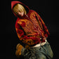 Hoodie Zip "Hoja de Acanto" (Bordo)
