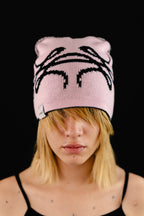 Benie Reversible (Negro x Rosa)