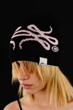 Benie Reversible (Negro x Rosa)