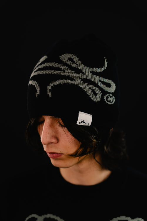 Benie Reversible (Negro x Gris)
