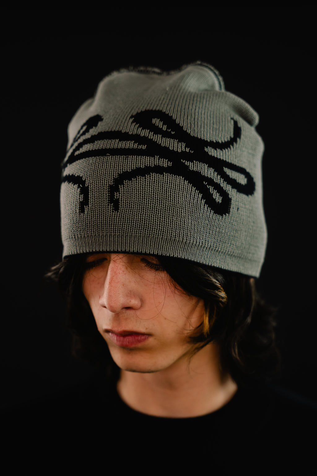 Benie Reversible (Negro x Gris)