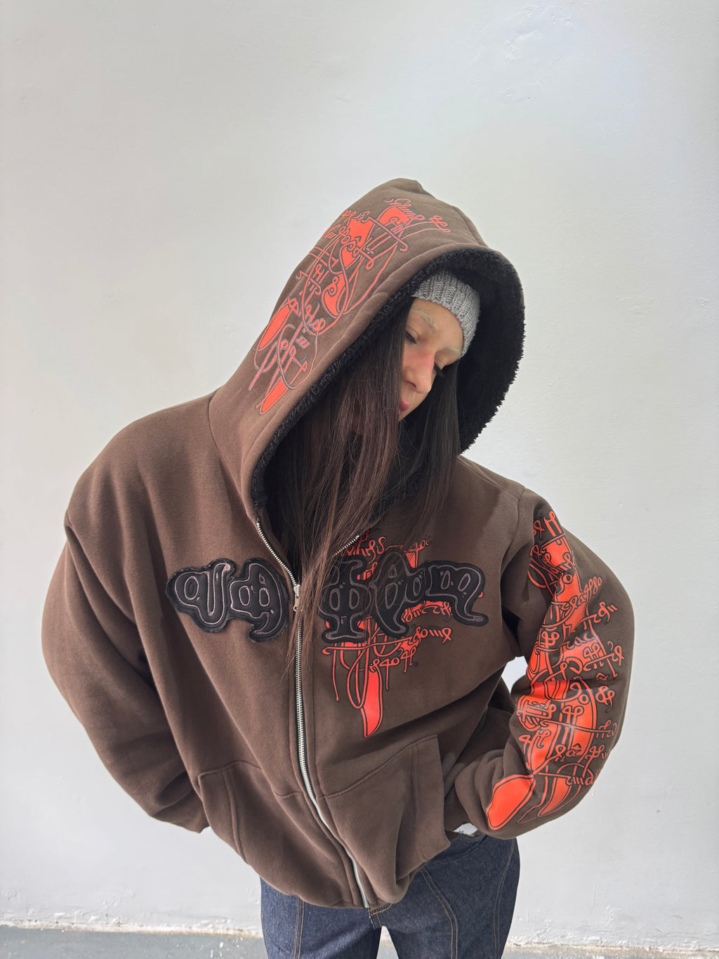 Campera Reversible Fur "Voynich" (Marrón) - M.V.