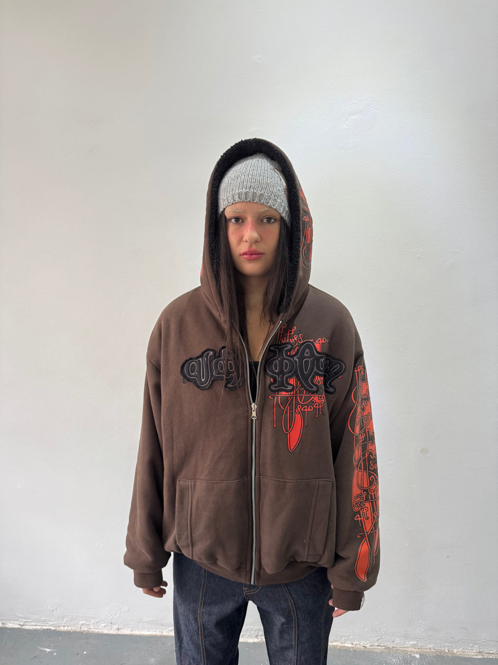 Campera Reversible Fur "Voynich" (Marrón) - M.V.