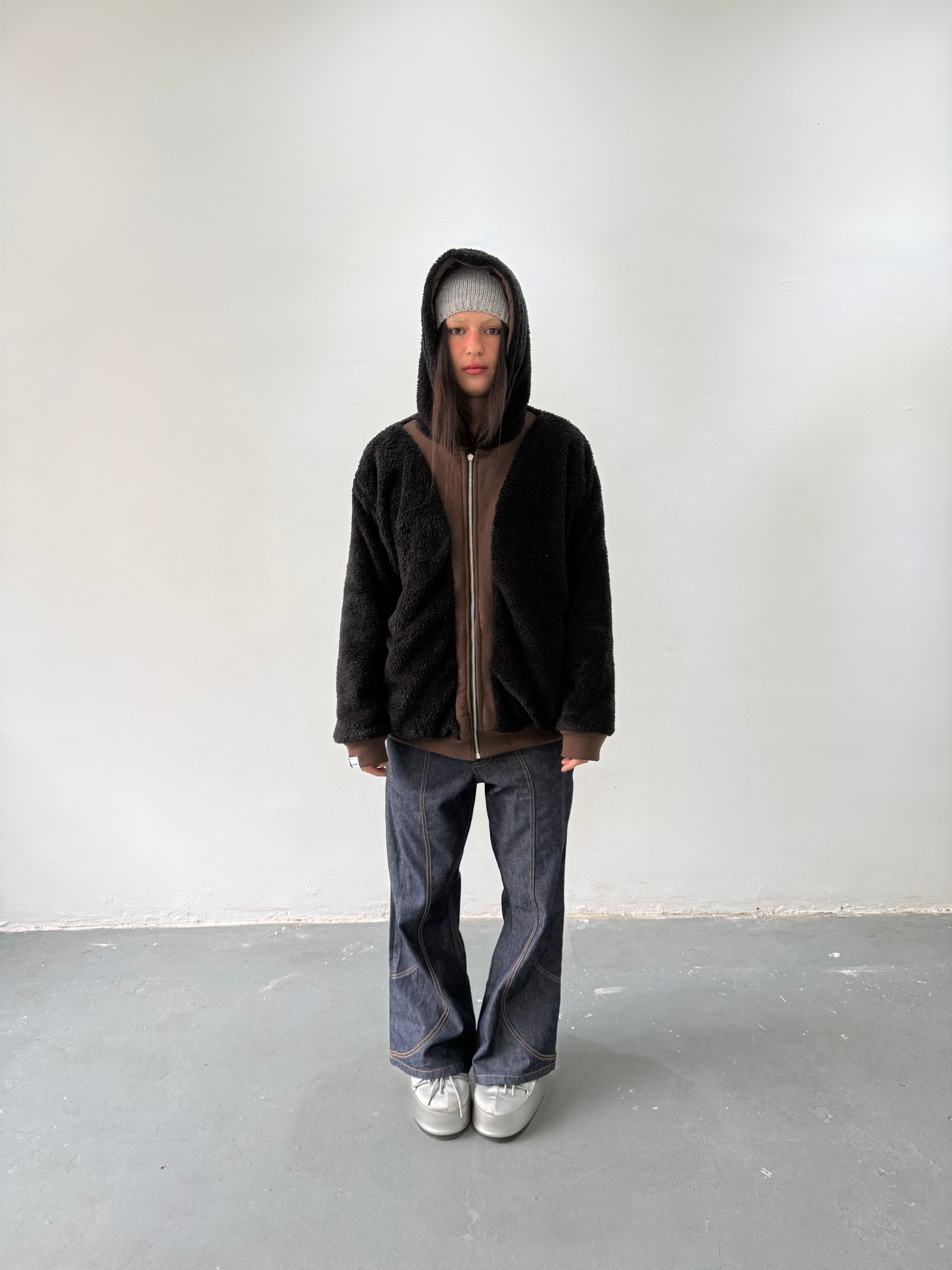 Campera Reversible Fur "Voynich" (Marrón) - M.V.