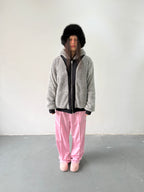 Campera Reversible Fur "Voynich" (Rosa x Negro) - M.V.