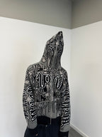 Full Zip Hoodie Tejido "Knox" (Negro)