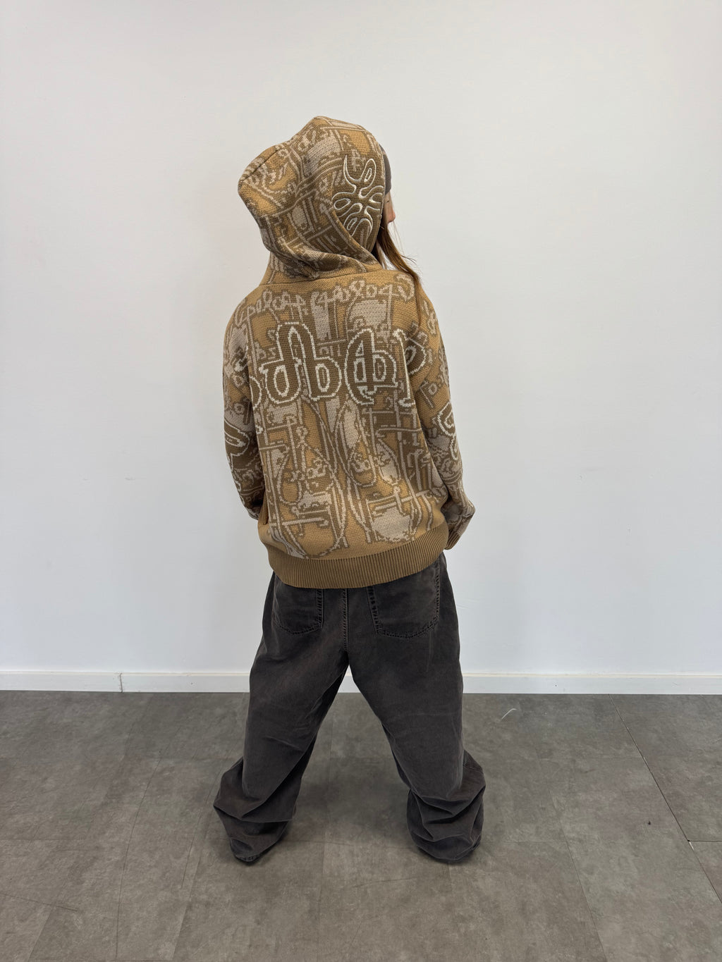 Full Zip Hoodie Tejido "Knox" (Beige)