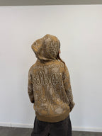 Full Zip Hoodie Tejido "Knox" (Beige)