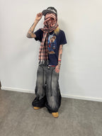 Jean "Nudos de Archibald" (Negro Acid Wash)