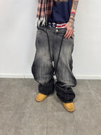 Jean "Nudos de Archibald" (Negro Acid Wash)
