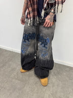 Jean "Nudos de Archibald" (Negro Acid Wash)