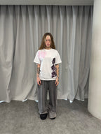 Remera "Oriental" (Blanco Rosa)