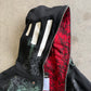 Hoodie Full Zip Reversible "Armadura" Rotten x Bossio (Negro x Rojo)
