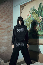 Hoodie Bossio x Tranca (Negro)