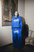 Hoodie Bossio x Tranca (Azul)