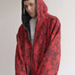 Hoodie Full Zip Reversible "Armadura" Rotten x Bossio (Negro x Rojo)