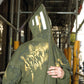 Hoodie Full Zip Reversible "Armadura" Rotten x Bossio (Oliva x Beige)