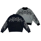 Sweater Reversible "SLEPAK" (Negro x Gris)