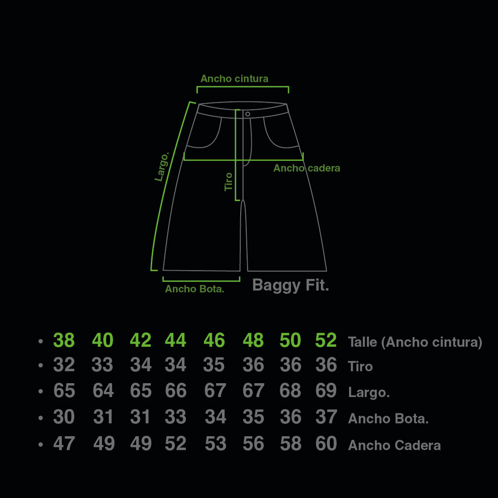 Bermuda Jean Baggy “Contradicción Oriental” Vol.3 (Washed Verde)