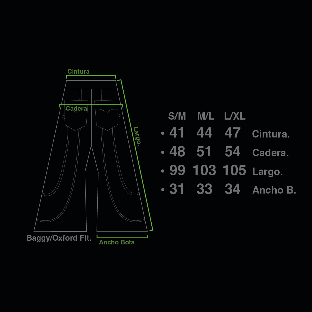 Pantalón Raw Denim "La Parábola" (Azul)