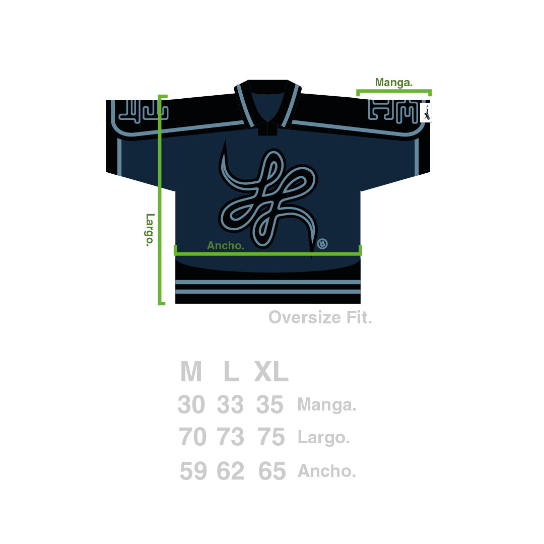 Camiseta Tejida "Bigrama" (Azul)