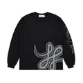 Remera Manga Larga "BiGrama" (Negro)