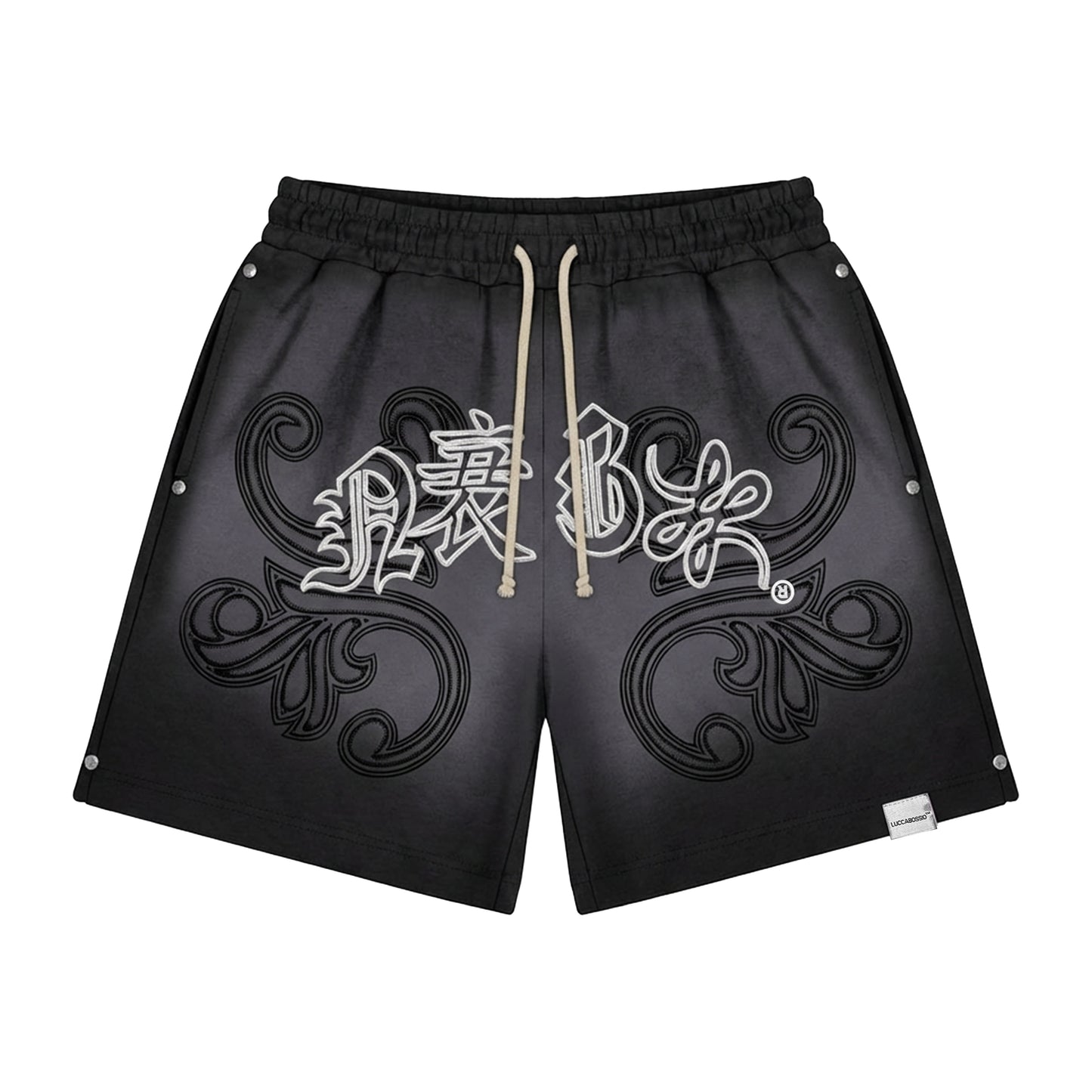 Bermuda Gris Oscuro Washed ”Vangl0ria”