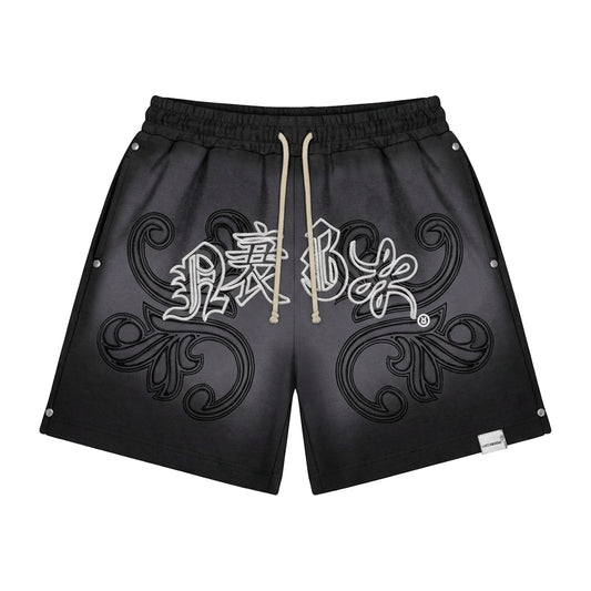 Bermuda Gris Oscuro Washed ”Vangl0ria”