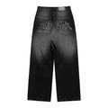 Pantalón Jean Baggy Negro ”Vangl0ria” (Washed)