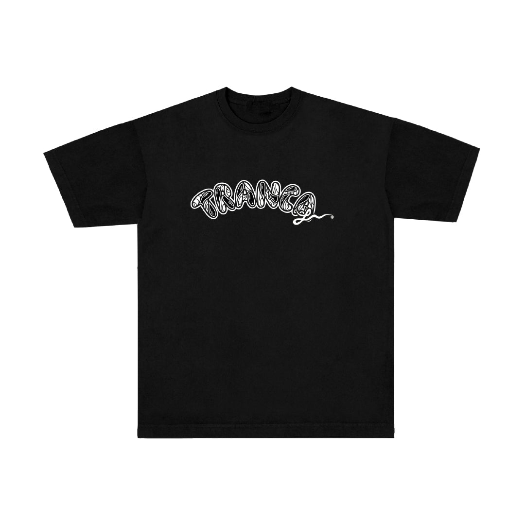 Remera Bossio x Tranca (Negro x Blanco)