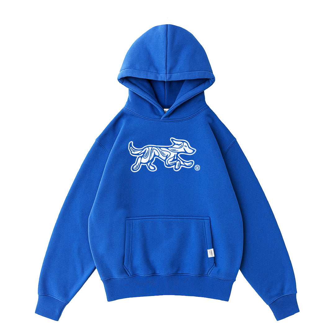 Hoodie Bossio x Tranca (Azul)