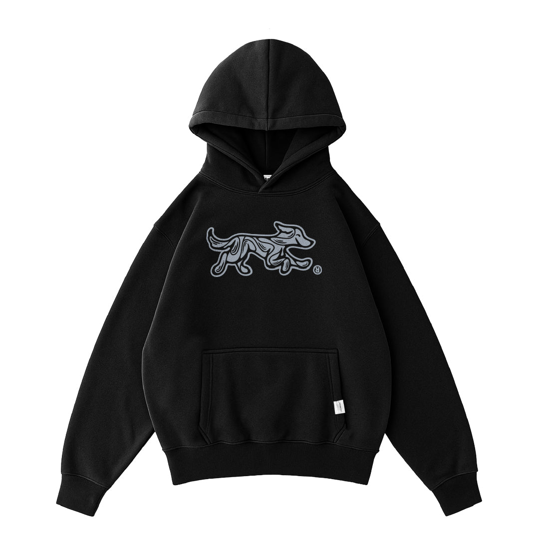 Hoodie Bossio x Tranca (Negro)