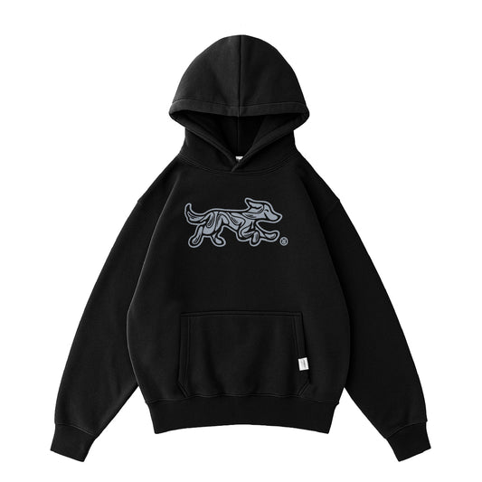 Hoodie Bossio x Tranca (Negro)