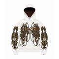Hoodie "Nudos de Archibald" (Blanco/Crema) - M.V.