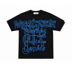 Remera Full Print "Escrituras" (Negro) - M.V.